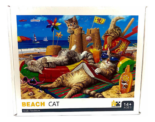Rompecabezas Jigsaw Beach Cat