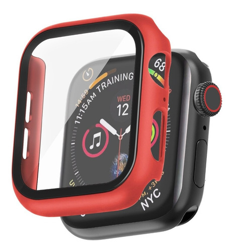 Carcasa Con Mica Para Apple Watch 