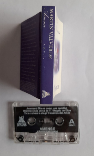 Martín Valverde Amense Cassette Original Con Cancionero. (Usado)