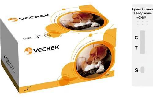 comprar Prueba Hemoparásitos Cuádruple - Kit Con 10 Pruebas - Vechek