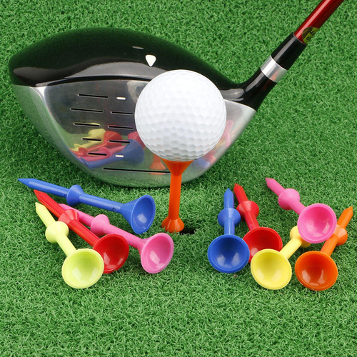 4 Paquete De 2-7 Tees De Golf De Cuña De Plástico 4 Piezas