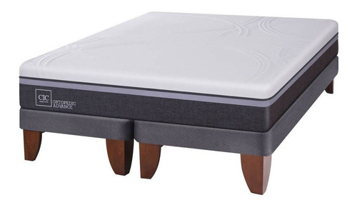 Cama Europea Cic Ortopedic Advance 2 Plazas Base Dividida