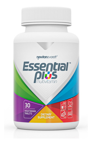 Newton Everett Multivitaminas Plus 30 Tabs Essential Plus Sabor Sin Sabor