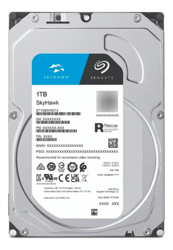 Disco Rígido Seagate Skyhawk 1tb