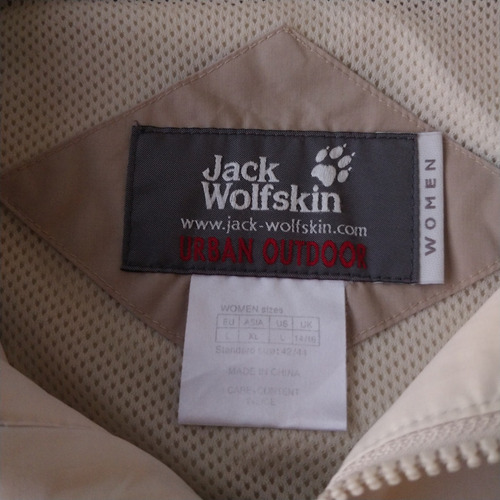 Chaqueta Cortavientos Mujer Jack Wolfskin, Talla L (Usado)