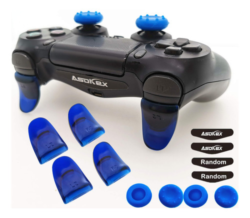 Paquete Extensor L2 R2 Para Controlador Ps4 - Azul