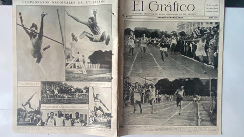 El Gráfico Nº 714 Antigua Revista Sin Tapa Fútbol Mar 1933