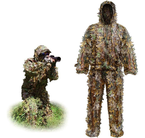 Traje De Caza De Camuflaje Al Aire Libre Ghillie-camuflaje