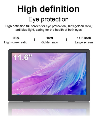 Monitor Portátil Hd De 11.6 Pulgadas External Screen
