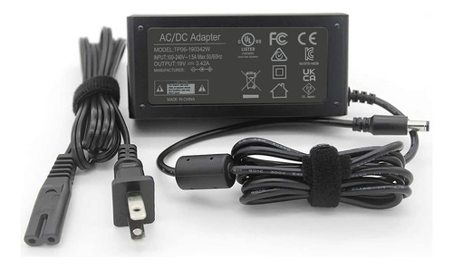 Cargador Rápido De 19 V Con Certificación Ul Para Toshiba Sa