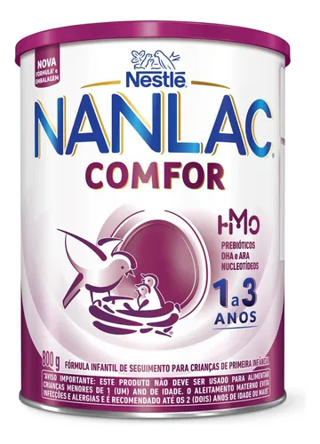 Fórmula Infantil Para Lactentes Nanlac Comfor Lata 800g