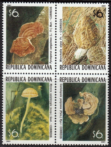 Flora - Hongos - Republica Dominicana - Serie Mint 