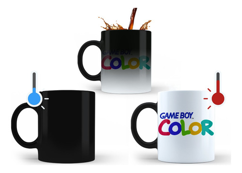 Gameboy Color Logo Taza Magica Tu Propio Estilo