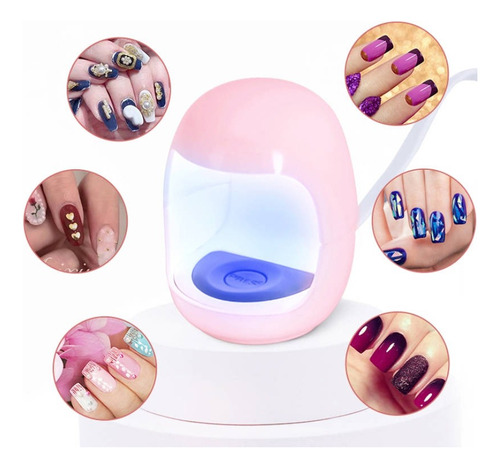 Mini Lámpara Manicura Exquisita Y Compacta Con Interfaz Usb