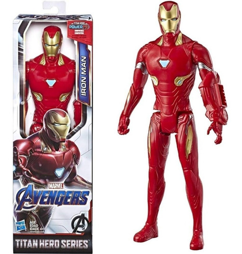 Figura De Acción De Iron Man Titan Hero Power Fx - Hasbro 
