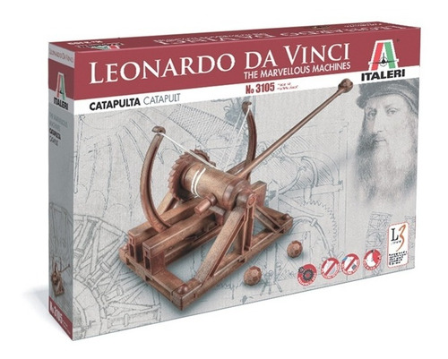 Leonardo Da Vinci, Catapulta By Italeri # 3105