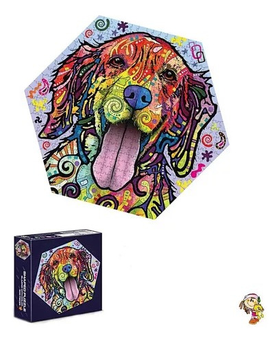 Rompecabezas Puzzle 500 Piezas Dog Rainbow Casa Bak