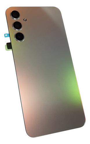 Repuesto Tapa Trasera Para Samsung A34 A346 Con Lente Silver