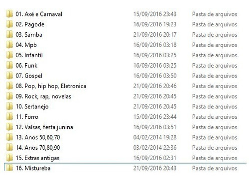 Kit Musica 2018 - 16gb De Musicas 