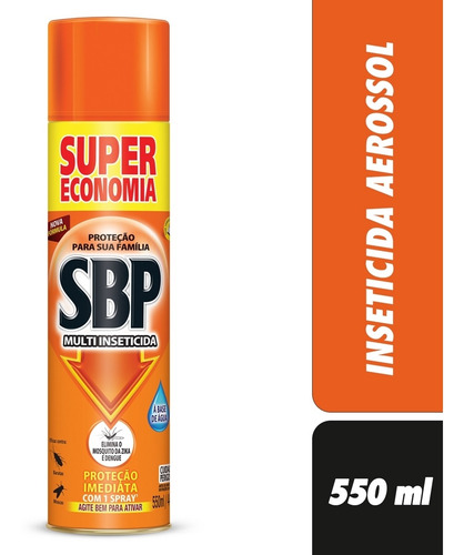 Sbp Multi Inseticida Aerossol 550ml Super Economia