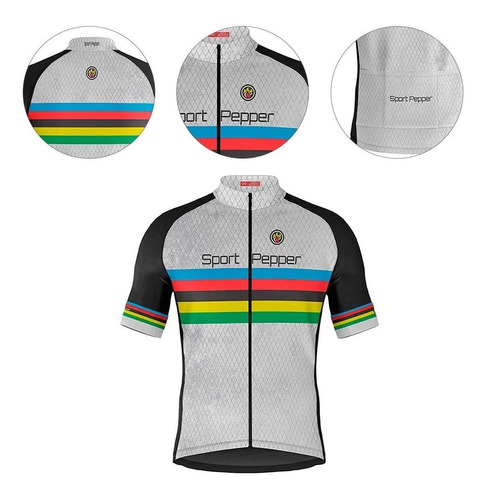 Camisa Sport Pepper Masculina Campea Do Mundo Ciclismo 22