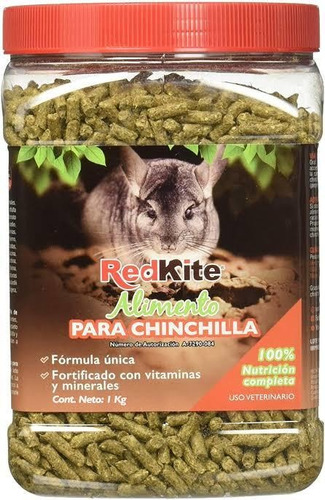 Alimento Pellet Para Chinchilla 1kg Red Kite