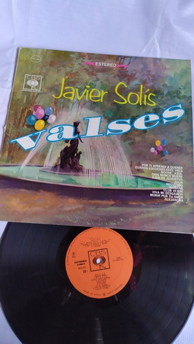 Javier Solis Valses Disco De Vinil Original 