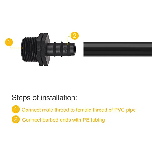 Conectores De Riego Por Goteo De 15.5 Mm Rosca Macho G3...