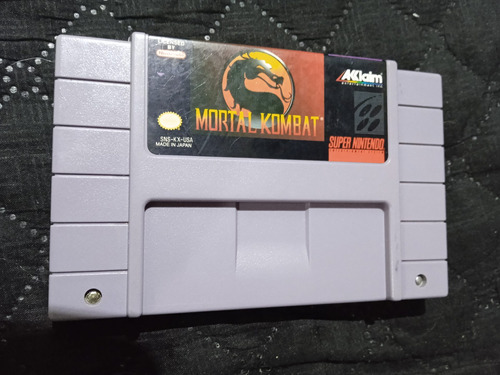 Mortal Kombat Original Snes Super Nintendo En Buen Estado