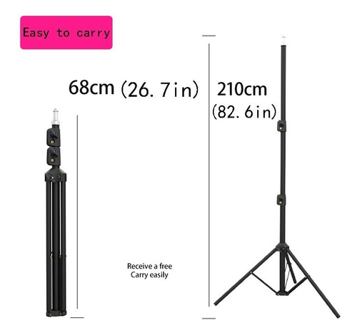 Set Aro Luz Led Studio 32cm, + Tripode Y Regulador Oferta !!