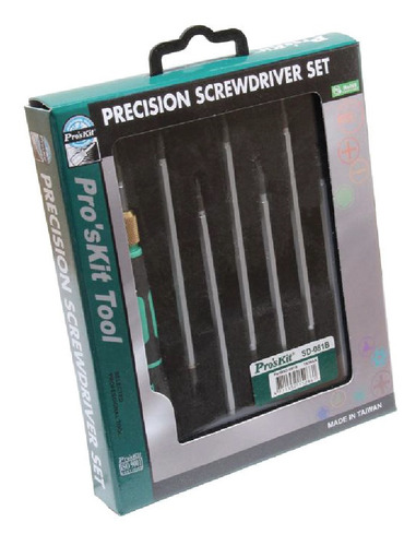 Kit Destornillador Punta Intercambiable 14x1 Proskit Cuotas