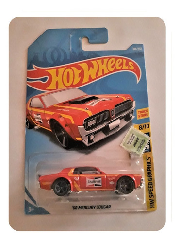 Hot Wheels 68 Mercury Cougar Hw Speed Graphics Ret. Envíos  