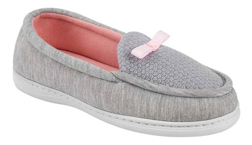 Pantufla Dama Comodos Gris Shosh Confort 9300