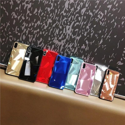 Imagen 9 de 10 de Case Diamantes Espejo Todos Los Equipos Dama Hombre Mujer 3d