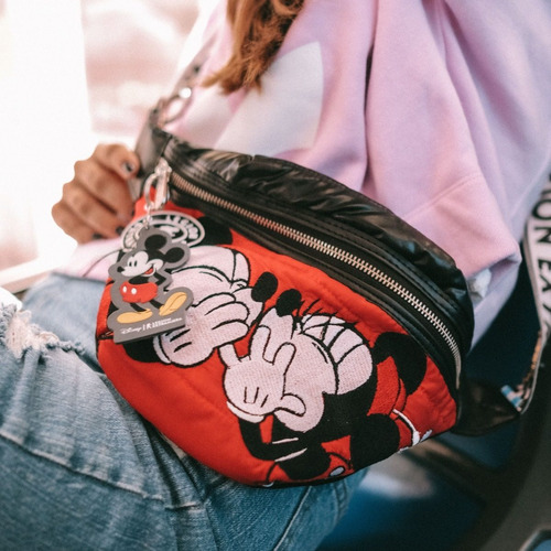 Riñonera Race Minnie & Mickey