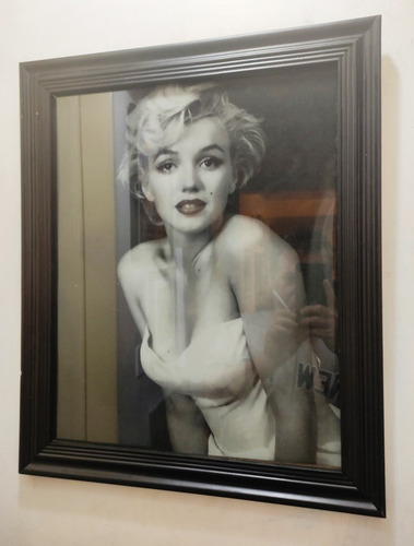 Marylin Monroe Op 1 Poster Enmarcado 50 X 40 Cms