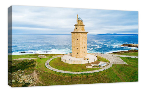 Cuadro Canvas  Torre De Hércules Antiguo Faro Romano, España