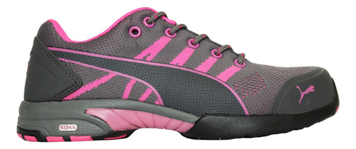 Tenis De Seguridad Puma 914 Dama Rosa Casco De Acero