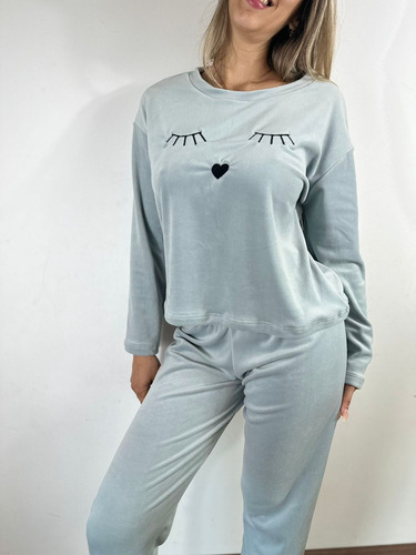 Pijama Invierno Mujer Oso Plush