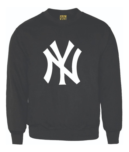 Suéter Básico Nw  Yankees Nfl Logo Dama Y Caballero 