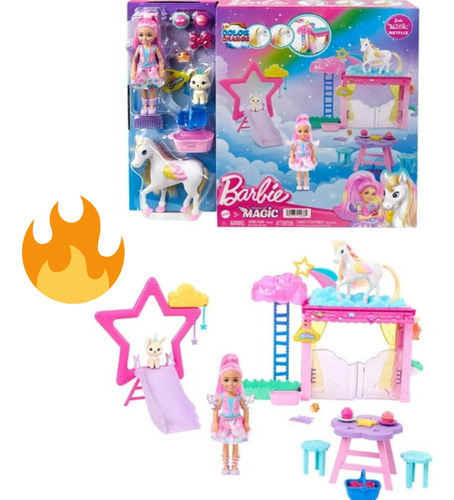 Muñeca Barbie Mundo Mágico Unicornios 