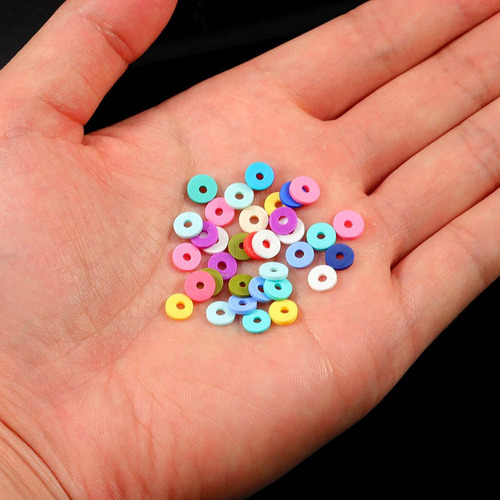 Cuentas De Disco Diy Pulsera Collar Pendientes 4 Mm