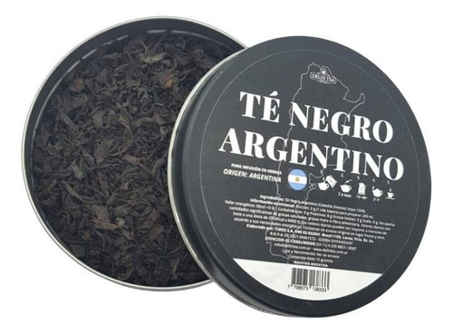 Imagen 1 de 5 de Lata Delhi Tea Origen X 15 G. - Té Negro Argentino