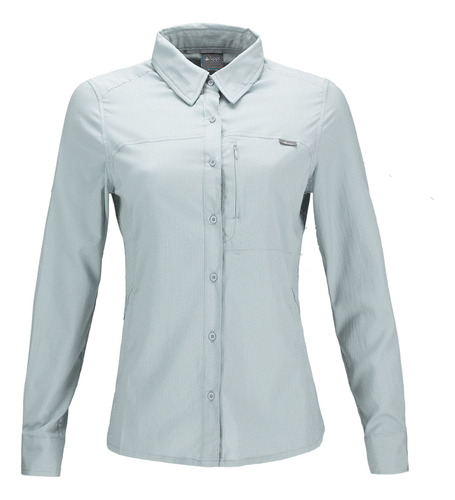 Camisa Mujer Lippi Rosselot Q-dry Shirt L/s  Azul I19