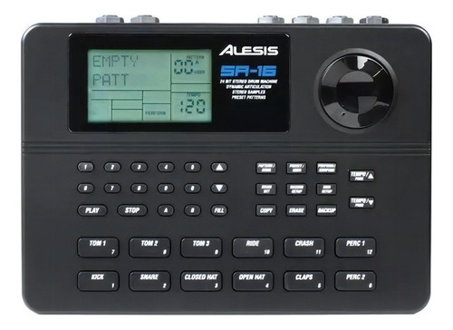 Controlador electrónico de batería Alesis Sr16 + Color Negro