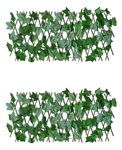 Valla De Privacidad De Hiedra De Hoja Artificial De 2 Piezas