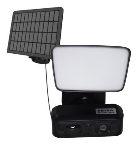 Camara Wifi Exterior Hd 1080p Pir Con Reflector Solar Panel 