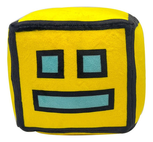 Juguete De Peluche Geometry Dash Amarillo Para Niños