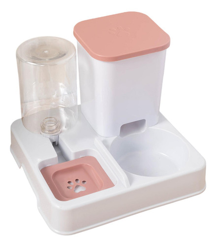 Alimentador Automático De Gatos 2 En 1 Alimentador Y