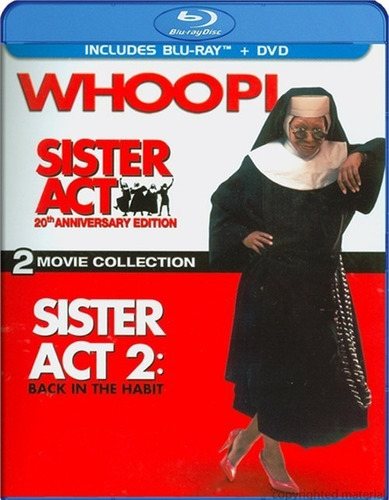 Blu-ray Sister Act 1 & 2 / Cambio De Habito 1 & 2